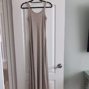 RW&Co Elegant Beige Maxi Dress